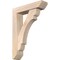 Ekena Millwork Olympic Slat Smooth Bracket w/ Offset Brace, Douglas Fir, 5 1/2"W x 22"D x 30"H BKT0604X22X30OLY06SDF - alternate 1